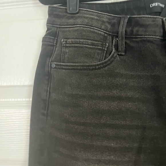 DRIFTWOOD faded Black  Flare Jeans - Picture 4 of 5